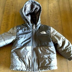 Toddler Northface grey winter coat, size 12-18 months